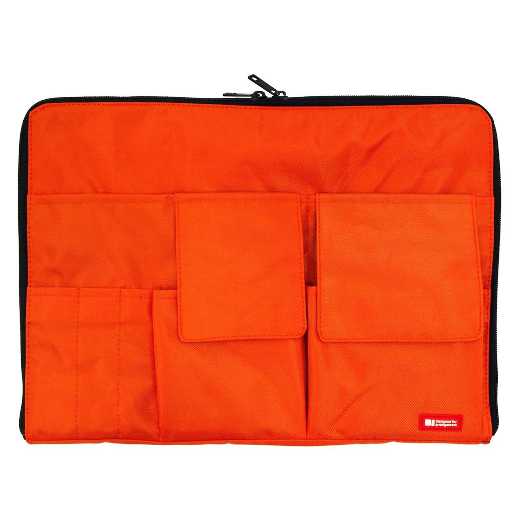 LIHIT LAB Inner Bag A4 Orange Bag-in-Bag A7554-4