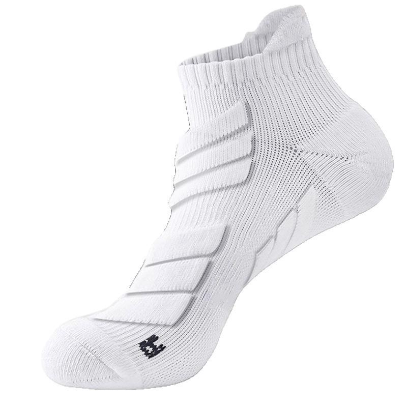 Men's Thick Towel-bottom Sports Socks - Sweat-absorbing, Odor-resistant, Quick-drying Running Socks - Basketball Socks