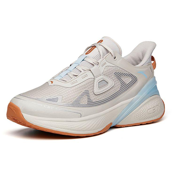 Anta Lightweight Shock Absorbing Low Top Running Shoes Men Sneakers Gray 112135530R-2