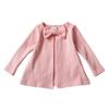 Baby Girls Princess Cardigan Kid Cotton Bow-Knot Coat Long Sleeve Spring Jacket