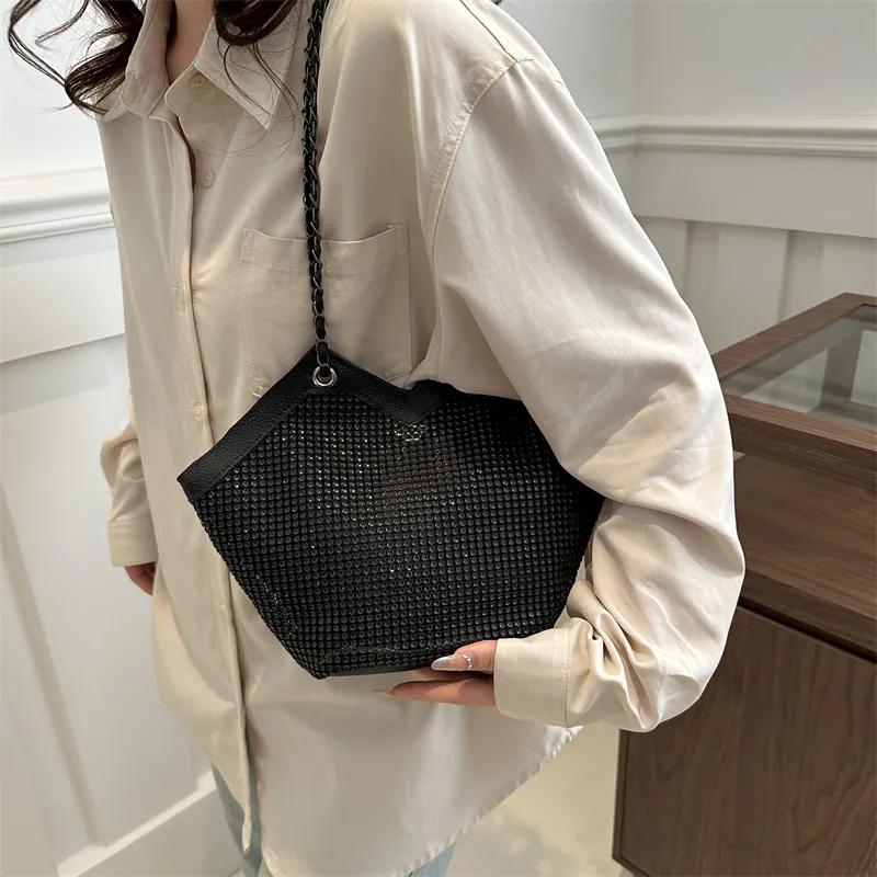 WTEMPO Elegant Large Capacity Soft Single Shoulder Bags Women Casual Versatile Shopping Crossbody Bags