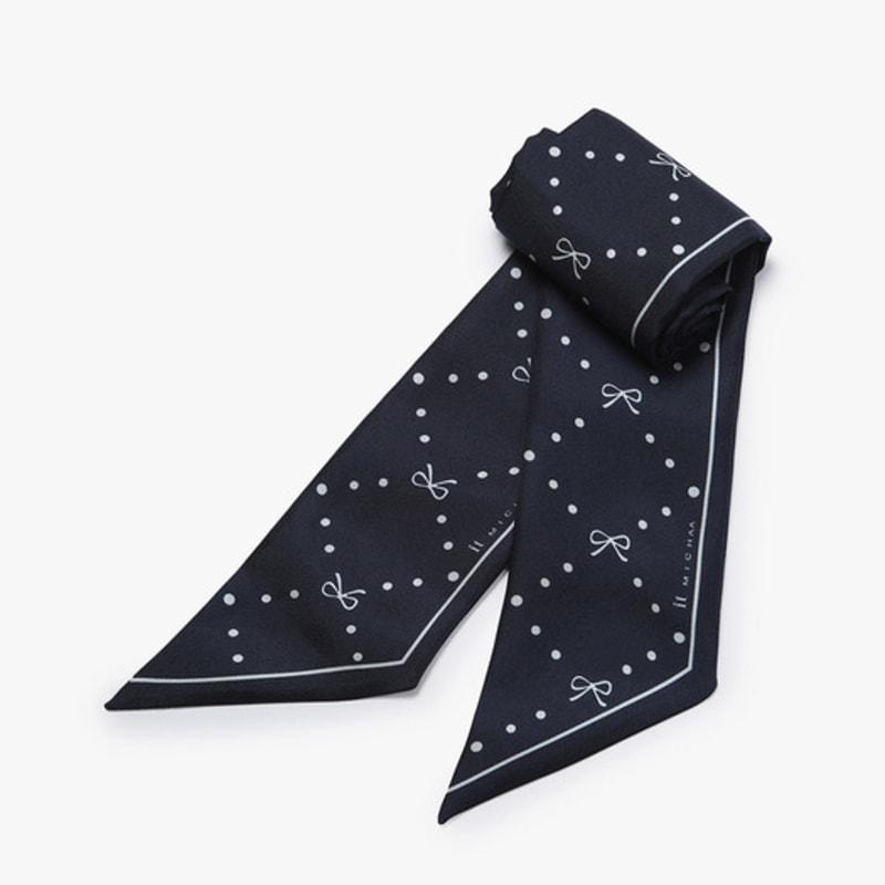 IT MICHAA Itmisha Dot Printed Silk Scarf ITOAAMF110 (2COLOR)