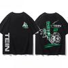 2025 New Japan TEIN Shock Absorber Modified Car Creative T-shirt Casual Men and Women Motorcycle Club Short Sleeve Cotton Top