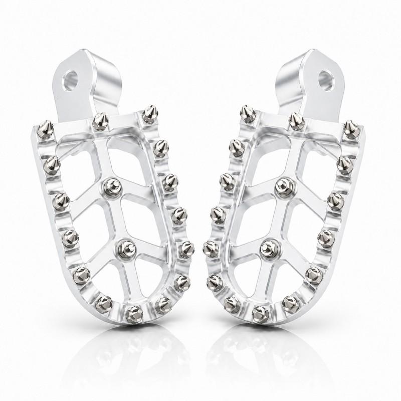 Aluminum Off-Road Motorcycle Foot Pegs Honda CRF150F 230F Dirt Bike Electric Scooter CNC Machined Anti-Slip Pedal Set