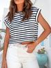 Women's Cropped T Shirt Rolled Dolman Short Sleeve Round Neck Basic Top