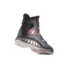 Adidas Crazy Explosive Round Toe Lace-Up Synthetic Leather Non-Slip Durable High-Top Basketball Shoes Men Sneakers Black BW0567