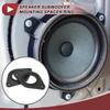 HEROFFIX Compatible with Toyota Tacoma Front Speaker Subwoofer Mount Compatible with Racquet Ring Black 2pcs Audio Coaxial Speaker Spacer Ring Tweeter
