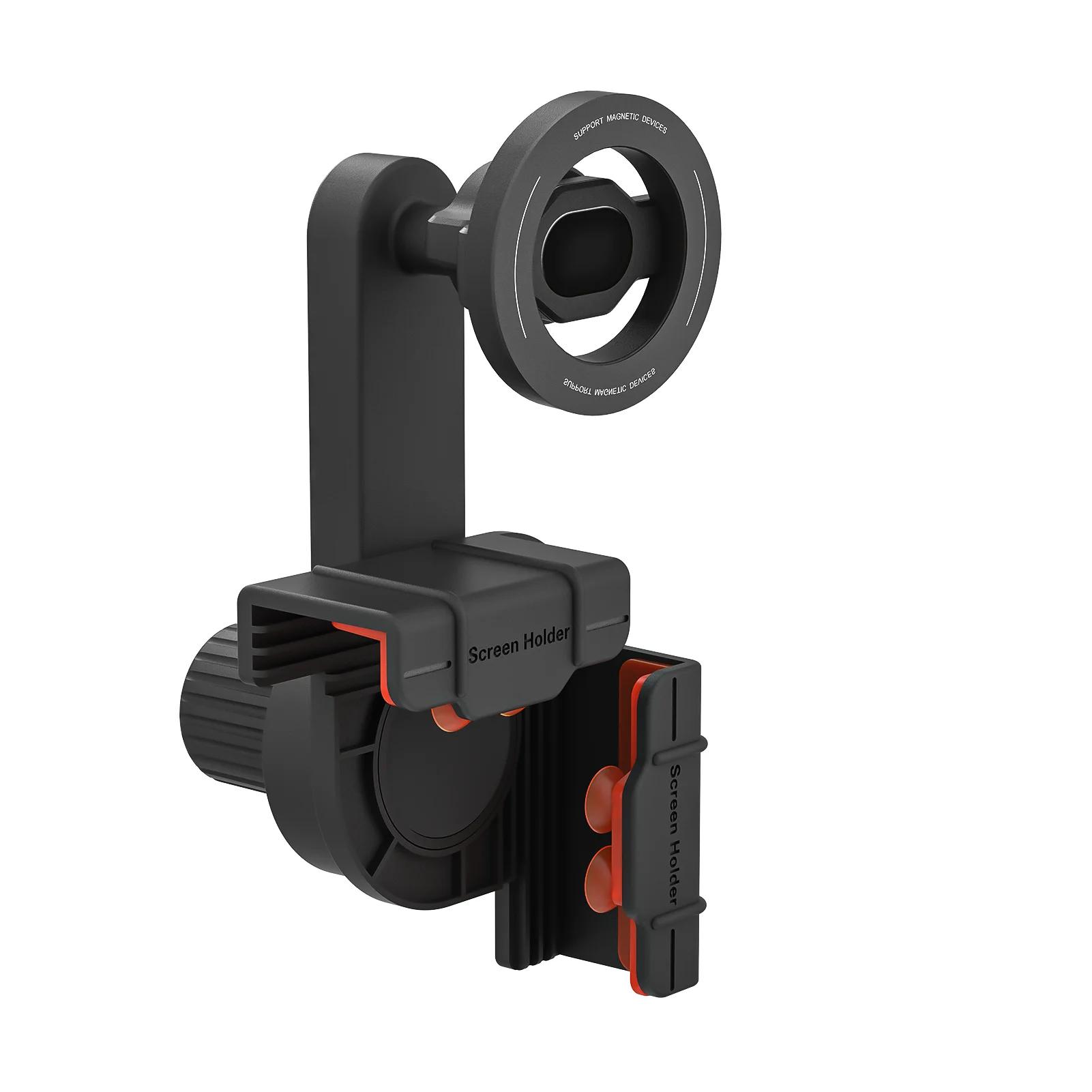 

Universal Magnetic Phone Holder for Car Display Screen 360 Degree Rotation Strong Magnet Car Mount for IPhone 15 MagSafe Xiaomi чорний