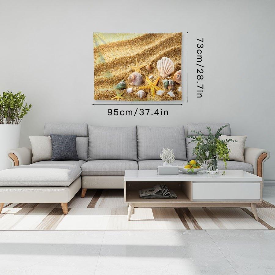 Beach Tapestry Bedroom Bedhead Wall Hanging Tapestry Wall Decoration Suitable For Living Room, Bedroom, Home Decor, Room Decor