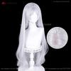 Parrucca Cosplay Frierenn 95cm Argento Bianco Resistente al Calore Capelli Sintetici Per Costumi da Donna Parrucca Cosplay Anime Halloween