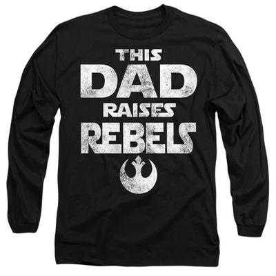 STAR WARS Unisex Adult Dad Raises Rebels Fathers Day T-Shirt