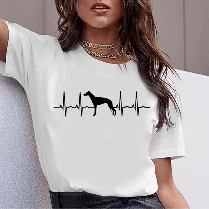 TShirt Unisex Beagle Cute Whippet Funny Dog Tshirt Collie Malinois Unisex Clothes Playeras De mujeres Graphic T Shirts Y2k