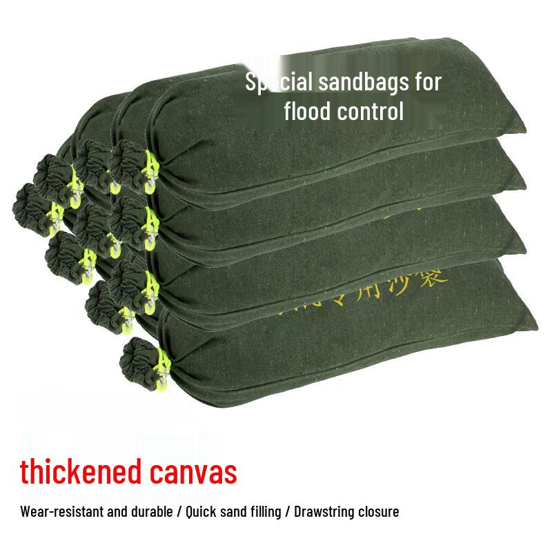 Heavy-Duty Canvas Flood Barrier Sandbag