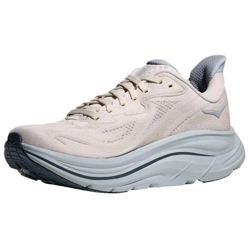 HOKA ONE ONE CLIFTON 10 Lightweight Casual Running Shoes Women's Gray Wide Fit 1162050-GRTM
