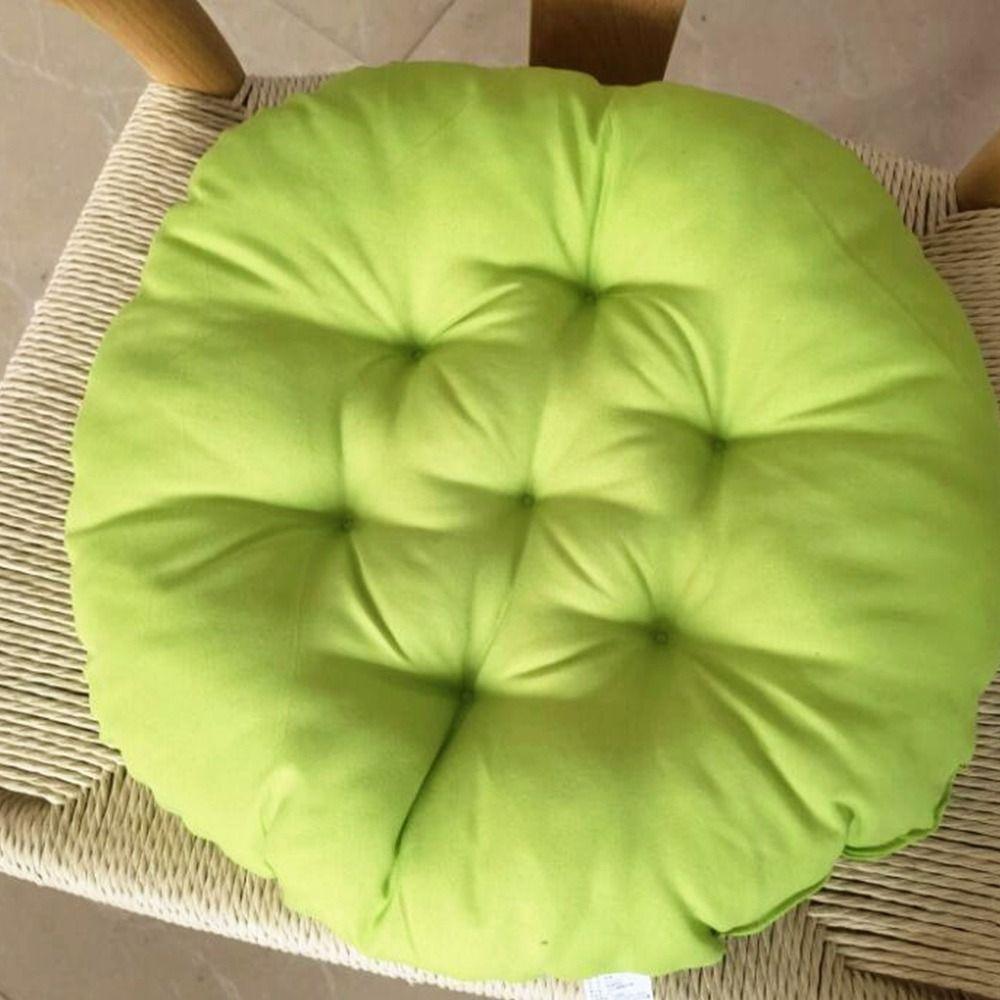 Nap Pillow Chair Cushion Solid Color Round Cushion Durable Tatami Mat  Winter