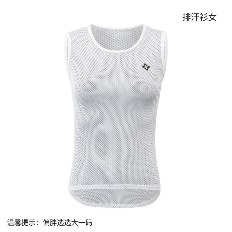 Men Women Cycling Base Layer Sleeveless Top Breathable Quick Dry Compression Sports Vest Road Mountain Biking