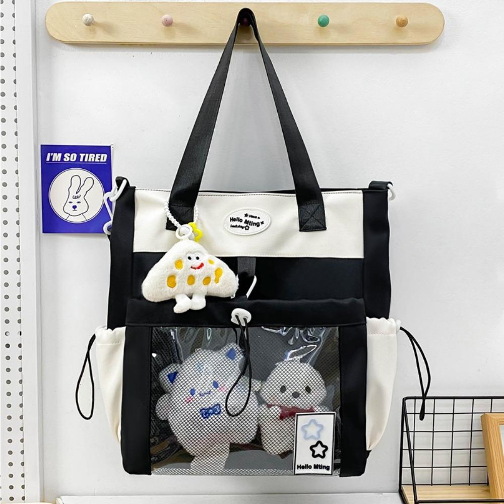 Japanese pain bag ins large capacity cute girl messenger bag fashionable large capacity shoulder bag student tote bag tide