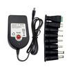 36W Charging Adapter 3-12Volt Adjustable AC100-240V to DC5521 Charger with Interchangeable Tip