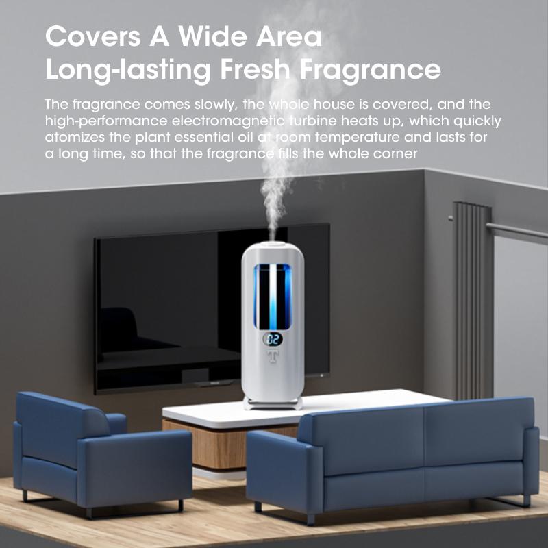 Rechargeable Essential Oil Aromatherapy Diffuser 5-Mode Air Freshener Humidifier Odor Eliminator Room Spray Machine