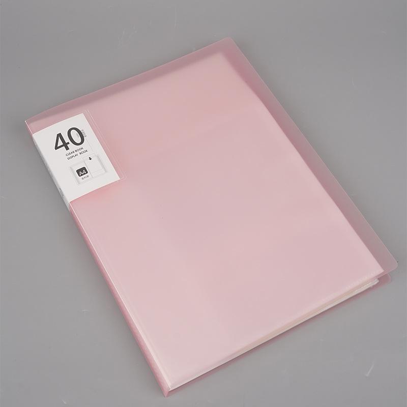 A4 Transparent Insert Folder for Candy Data, Test Paper Storage, Sheet Music, and Awards Collection.