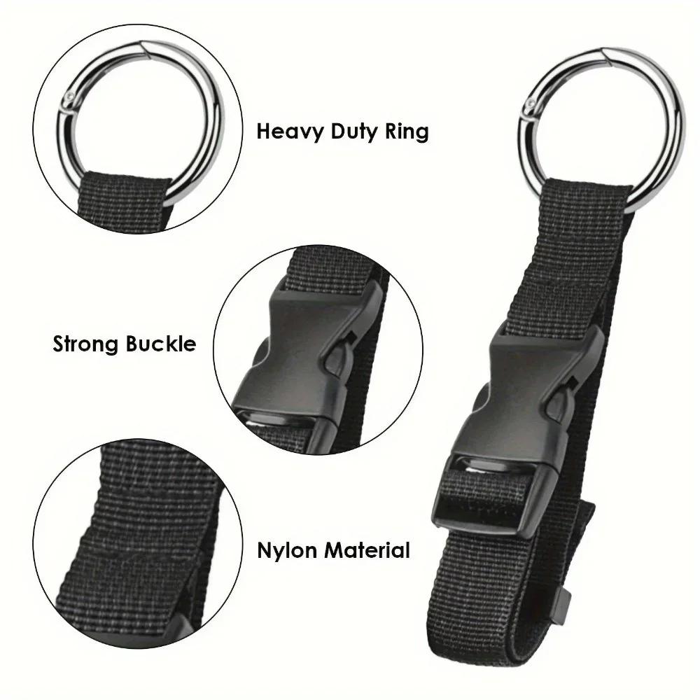 Buckle Backpack Strap Portable Strap with Release Buckle Additional Bag Luggage Strap Belt Jacket Holder