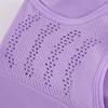 Women Vest Bra Anti-snagging Shockproof Sport Jogging Underwear Hollow Back Detachable Pads Quick Heat