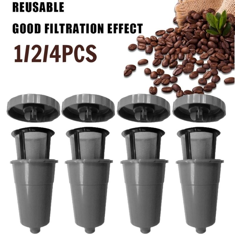 Reusable Coffee Filter Durable Coffee Maker Filter Coffee Funnel Baskets Coffee Strainers Plastic Material for Coffee