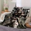 1pc Rise of the Legendary Warrior Blanket, Soft Throw Blankets for Bed Couch Sofa, Warm Cozy Home Decor Gift .D073