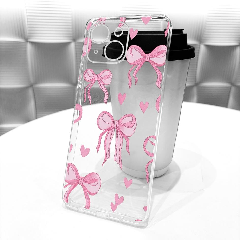 Silicone Case For iPhone 15 Pro Max Cover Stylish Flower Soft TPU Capa Protective Phone Covers For iPhone 15 15Plus 15Pro Bumper