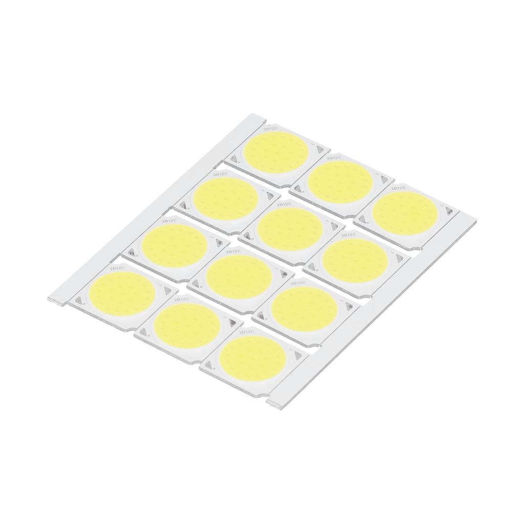 12Pcs COB Light Source High Power Round LED Chip 12W 36‑41V 1080LM for DIY Indoor Lighting