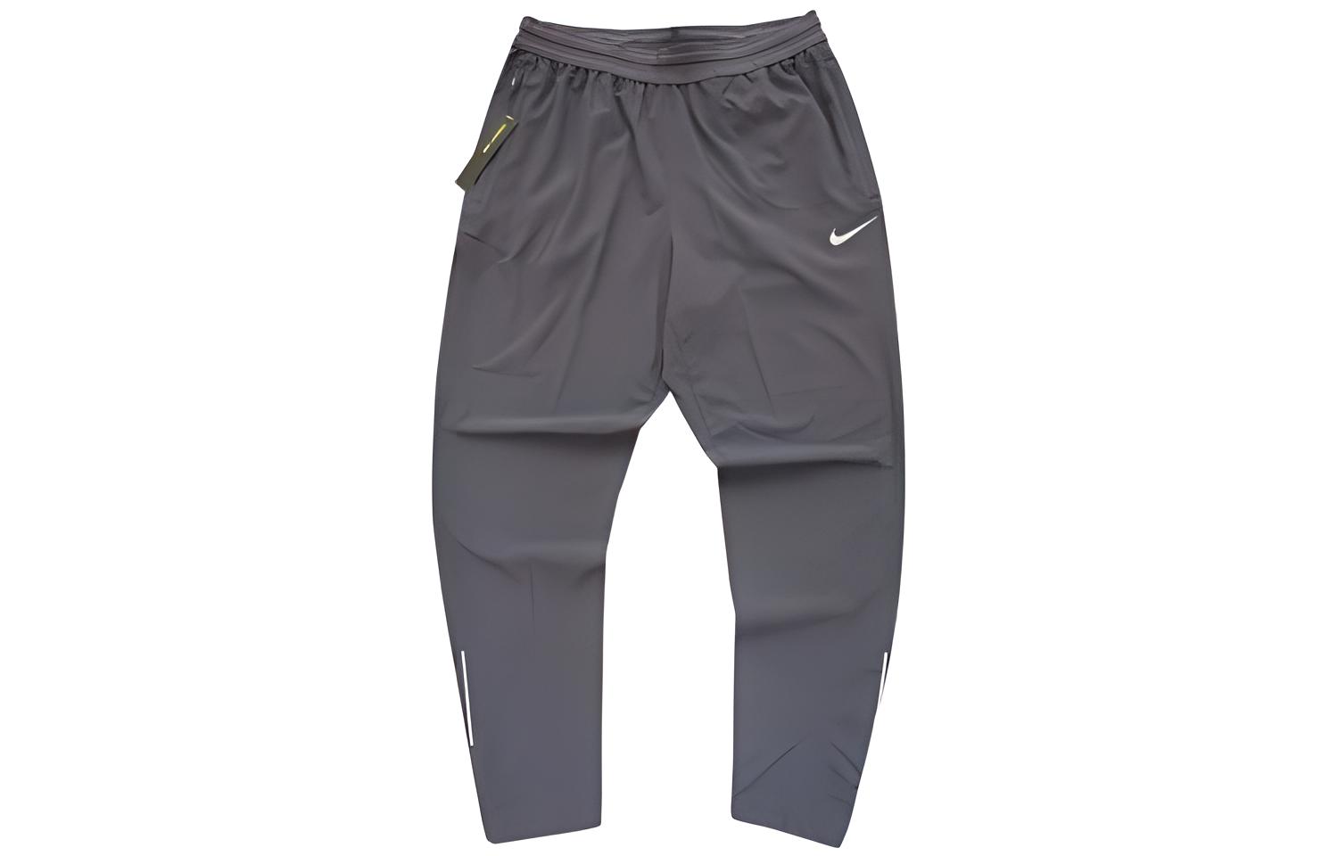 Nike Knitted Sweatpants Men s Gray Moderate Straight Fit Pants CD8219-015 L