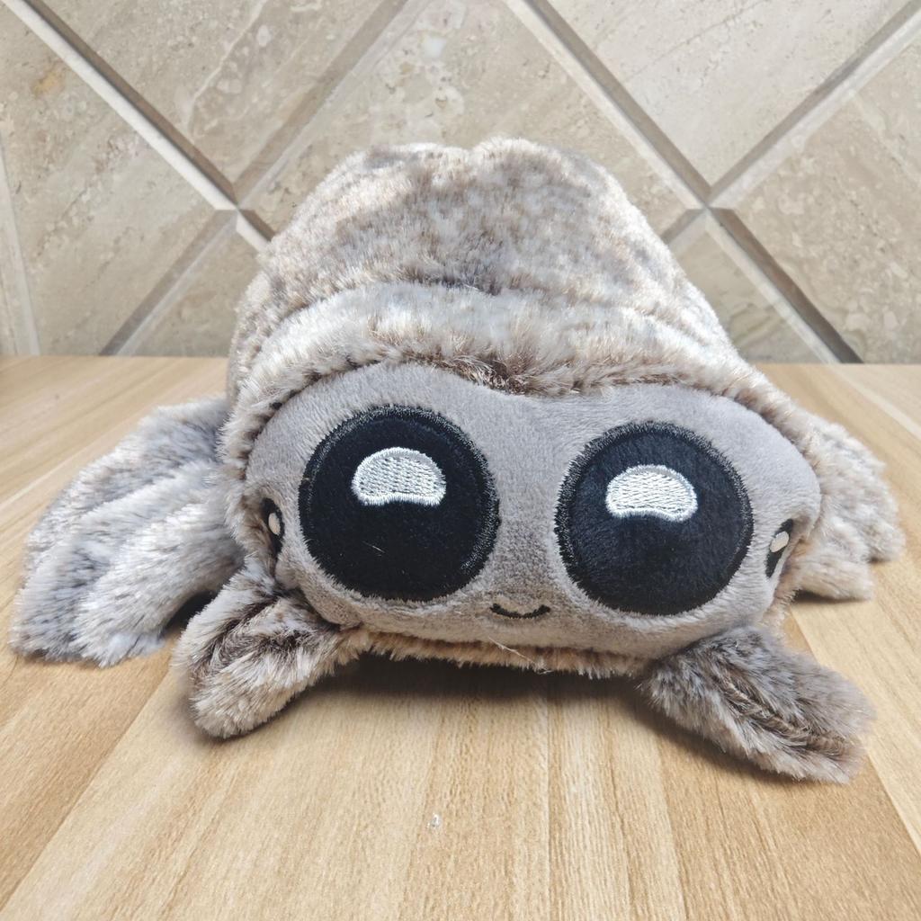 Simulated Little Spider Doll Lucas Spider Black And White Spider Plush Toy Doll