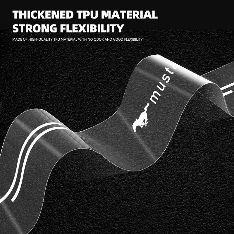 Samolepka na auto, průhledná zadní ochranná deska, nálepka na kufr pro Ford Mustang Shelby GT500 GT350 Cabrio Mach-E Cobra