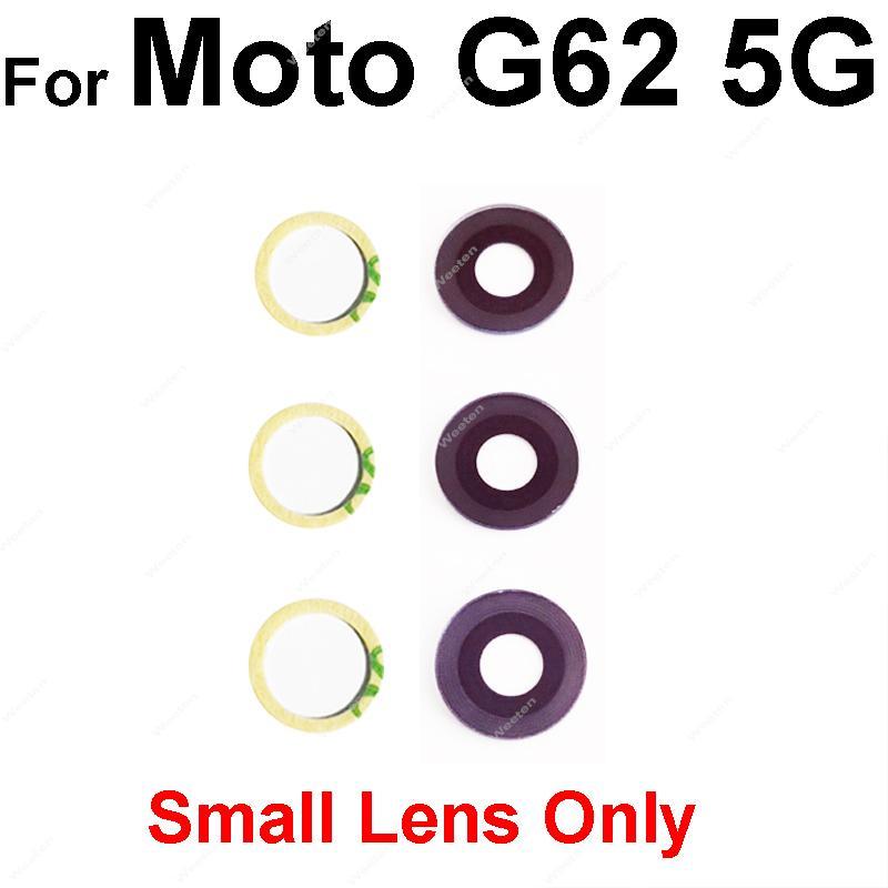 Rear Camera Lens Frame For Motorola Moto G62 5G Back Camera Lens Glass with Frame Cover Holder Replacement Repair Parts