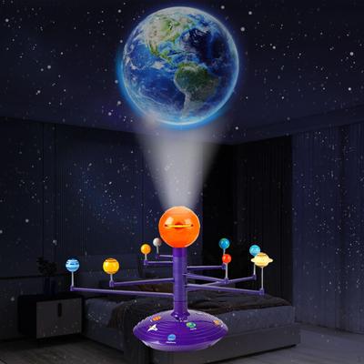Planet Stimme Projektion Spielzeug Astronomie mit Motor Fähigkeiten Interaktion DIY Wissenschaft Solar System für