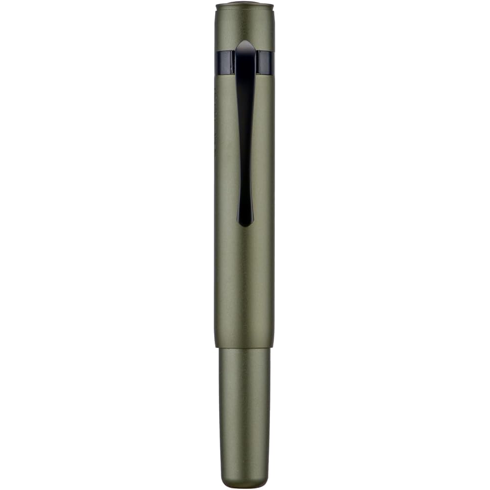 

Hongdian M2 Mini Fountain Pen Fine Nib Soft Tip Army Green Aluminum Slim Pocket Travel Pen