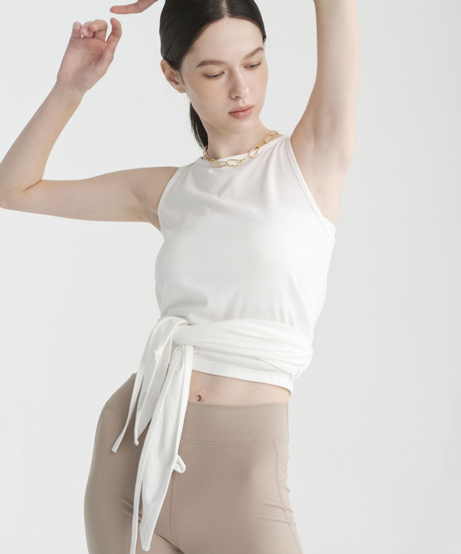 Poete Sleeveless Cover-Up - White