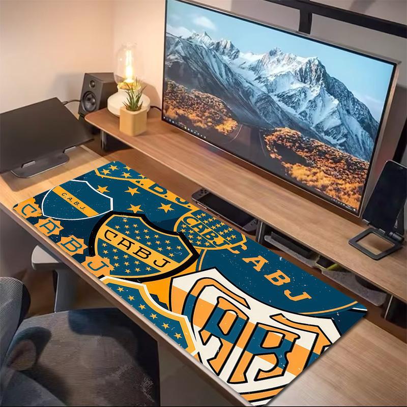 Club Atletico Boca Juniors Print  Cushion Non-slip Laptop Tablet Big Mousepad XXL Mat Mini PC Playmat With Lock edge