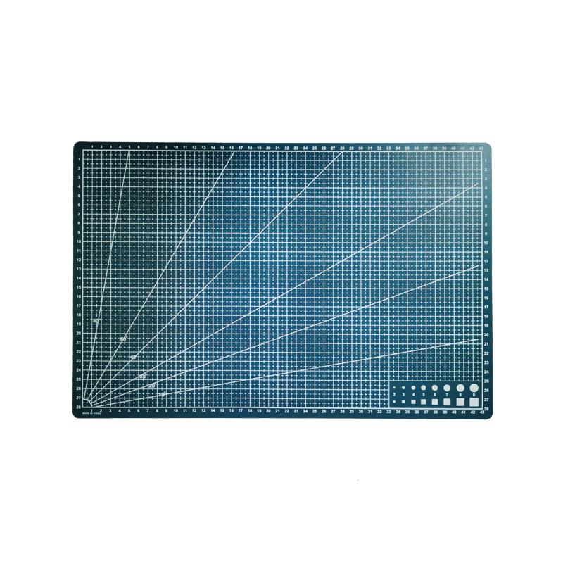 A3 Cutting Mat - Double-Sided PVC Workstation for Crafting & DIY, Anti-Scissor Protection (45x30cm) for Students & Artists