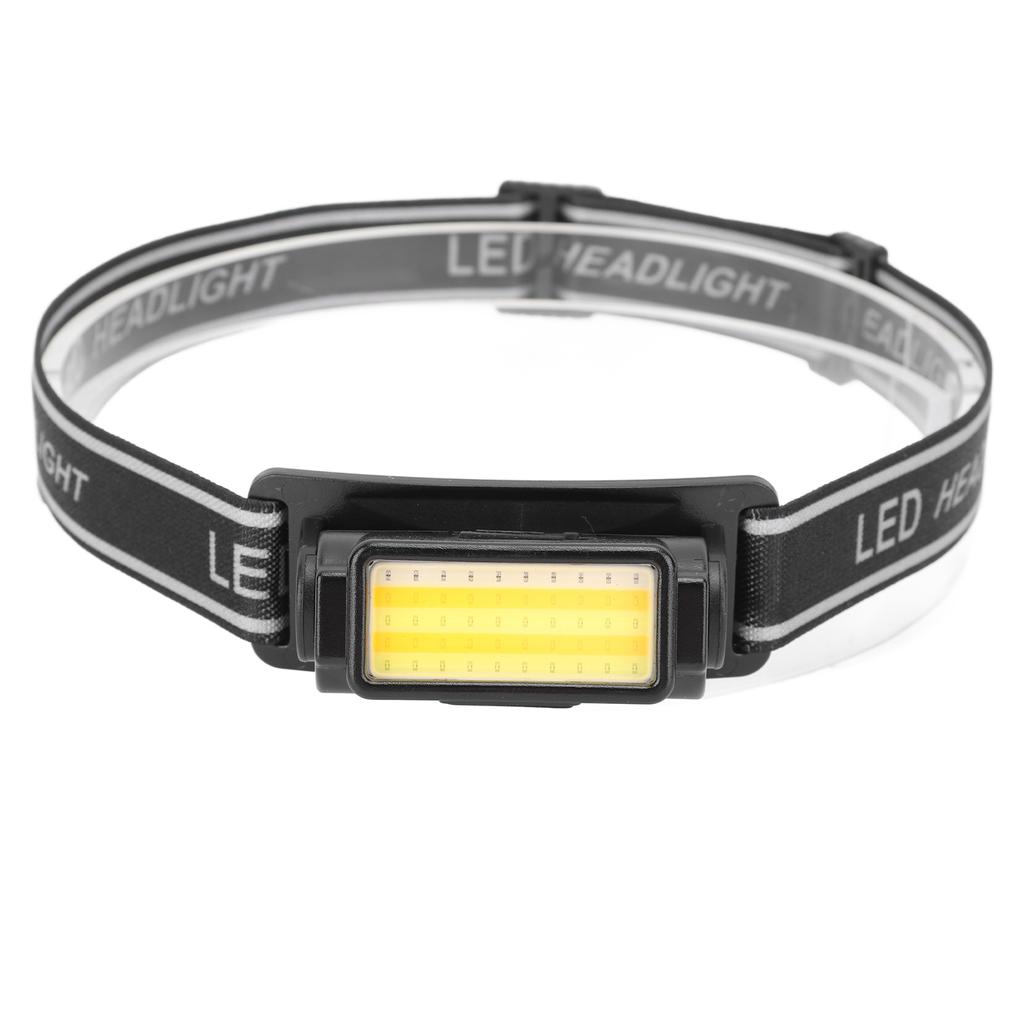 Headlamp Flashlight Waterproof Multifunctional USB Rechargeable with Adjustable Band for Night Fishing Cycling