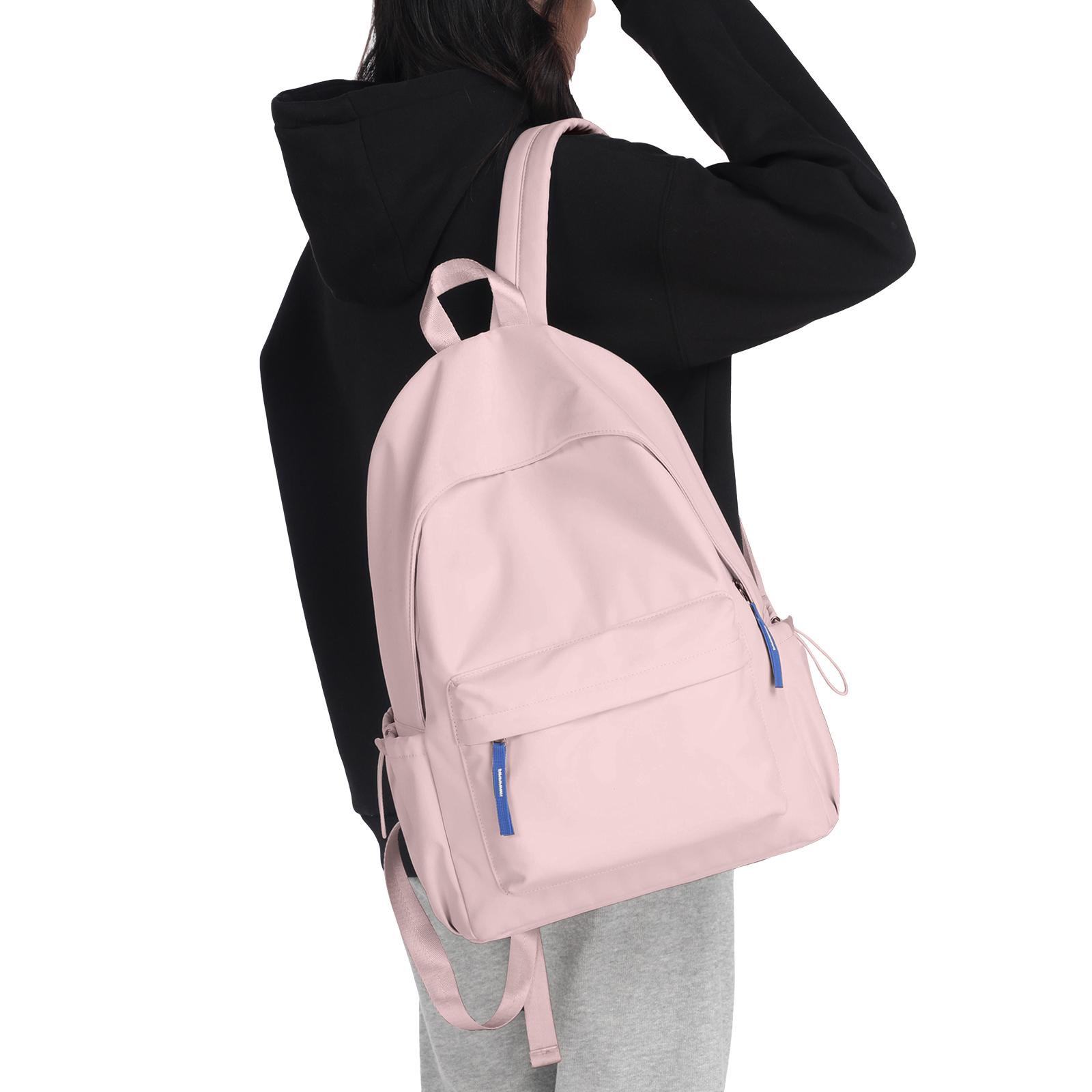 

School Backpack,Unisex Classic Lightweight Water Resistant Causal Daypack For Teens Boys Girls,Travel Laptop Backpack Bookbag розовый