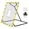 Baseball And Softball Rebounder Net, 4 X 4.5 Feet PitchBack Baseball Nest for Pitching and Fielding Training, Pitch Return Trainer Rebound Net with