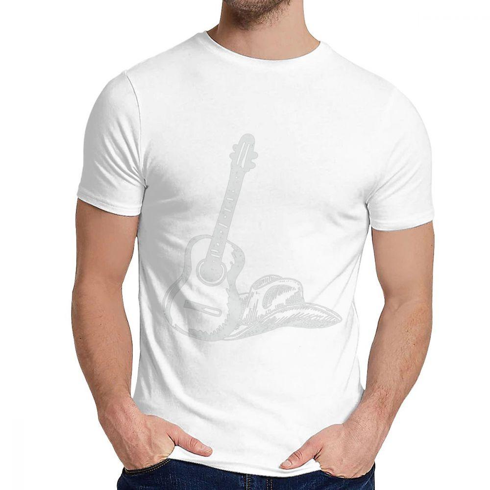 Picture Custom Country Music Shirt Gift Guitar Tee Unisex Stylish Great T Shirt Round Neck