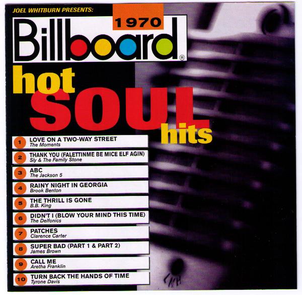 

CD РАЗНЫЕ ИСПОЛНИТЕЛИ - Billboard Hot Soul Hits 1970 R272112 Rhino Records 1995 US Соул/Фанк Б/У