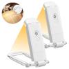 New USB Rechargeable Folding Portable Reading Book Lights Eye Protection 3 Light Colors Adjustable Brightness Night Lamp