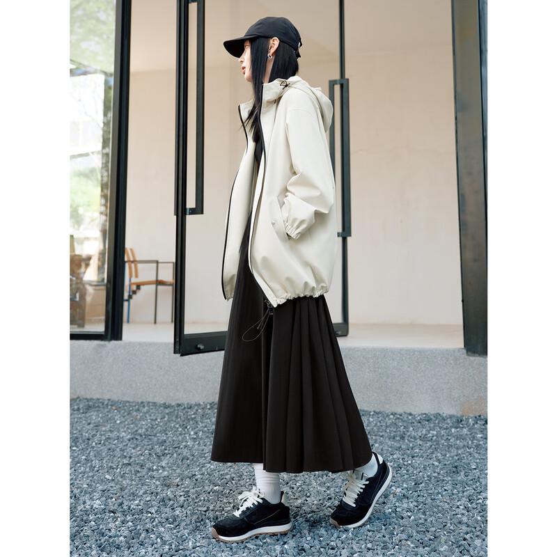 Women's Casual Elastic Waist A-line Skirt