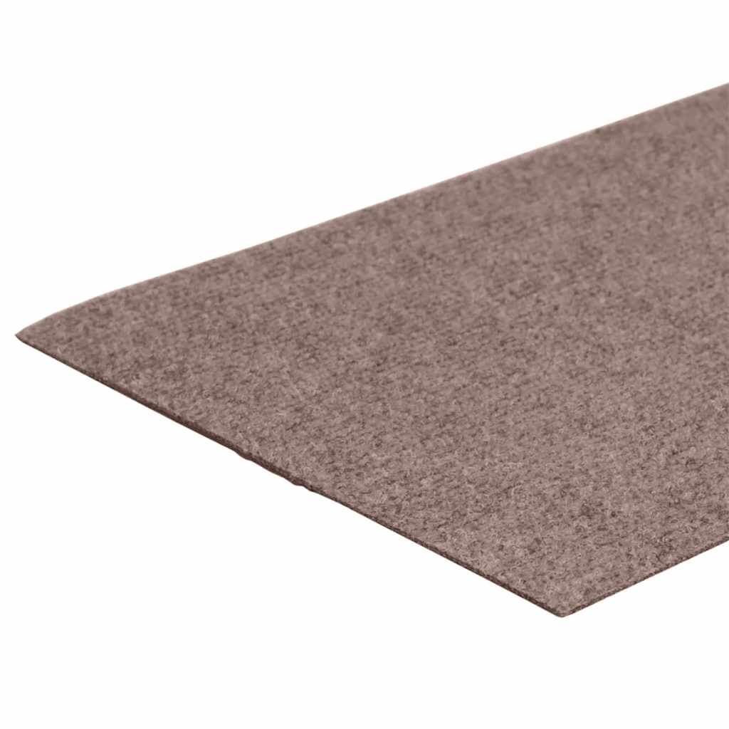 Self Adhesive Stair Treads 15 Pcs 60 X 25 Cm Light Brown Rectangular