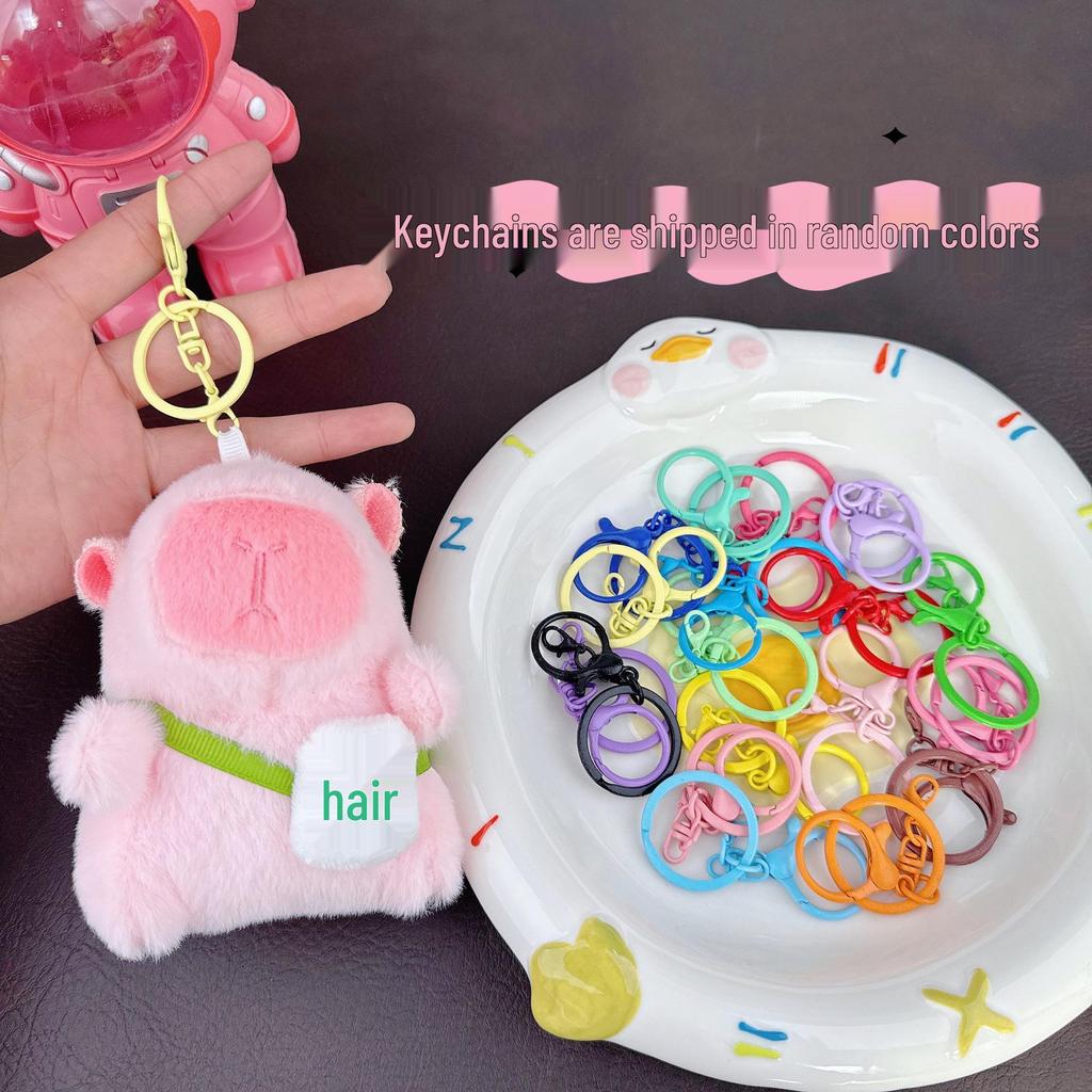 Capybara Anheng Plysjdukke Ryggsekk Nøkkelring - Internettkjendis Hot-Selling Veskeanheng