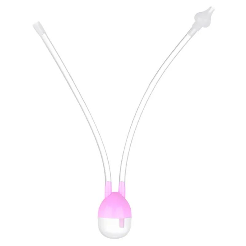 

Newborn Baby Nasal Aspirator for Children Nose Cleaner Sucker Suction Tool Protection Health Care Baby Mouth Nasal Suction Devic розовый