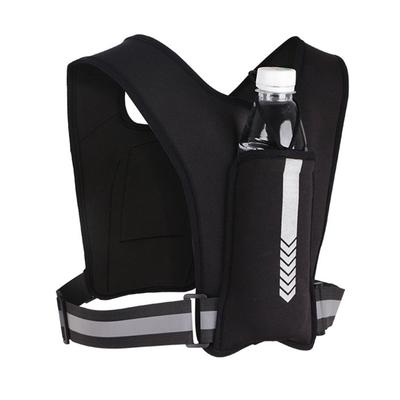 Sport Vest Phone Bag Reflective Sports Phone Chest Pack Multifunctional Phone Chest Pouch Lightweight for Outdoor Running Riding